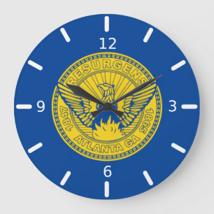 Drapeau d'Atlanta (Géorgie) Grande Horloge