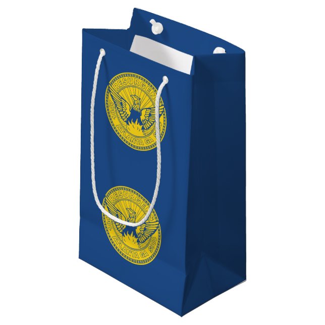 Drapeau d'Atlanta, Géorgie Petit sac cadeau (Devant Angle)