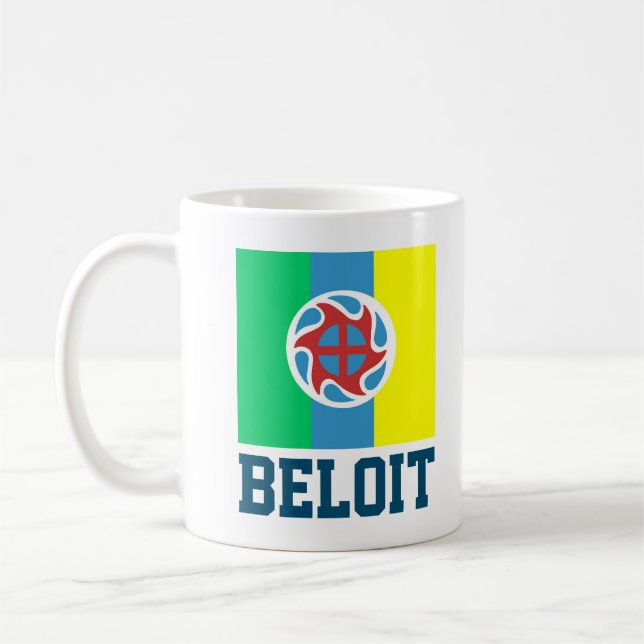 Drapeau de Beloit, Wisconsin Coffee Mug (Gauche)
