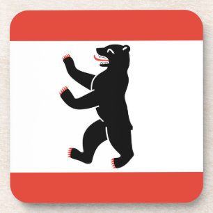 Drapeau de Berlin Dessous de verre de boisson