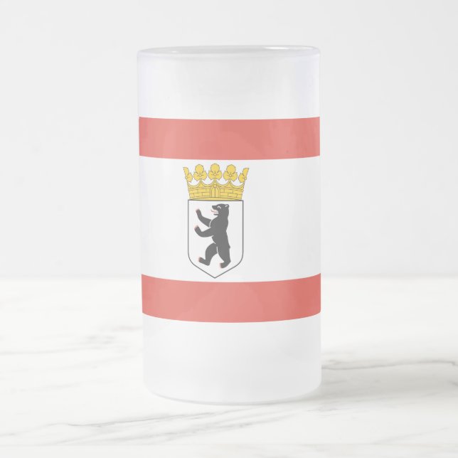 Drapeau de Berlin Gelé Beer Mug (Centre)