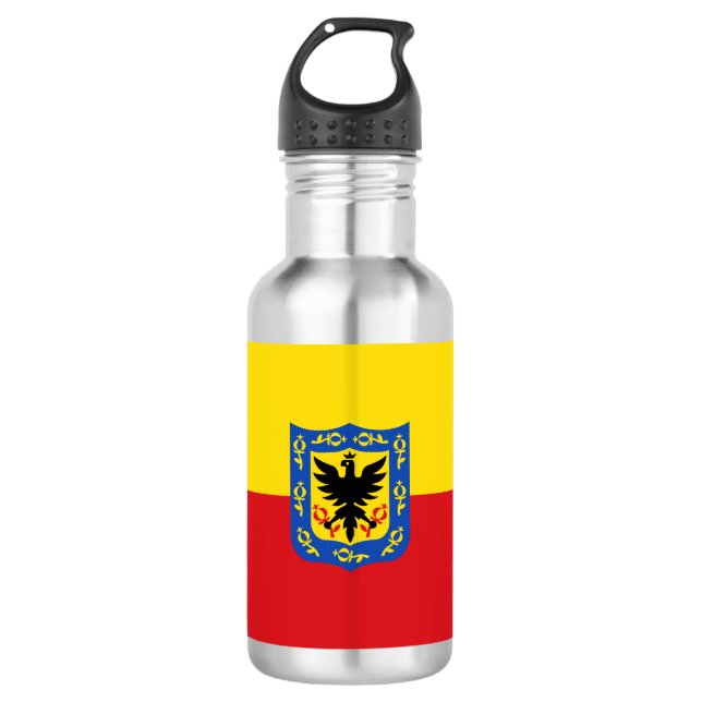 Drapeau de Bogota, Colombie Bouteille d'eau (Devant)