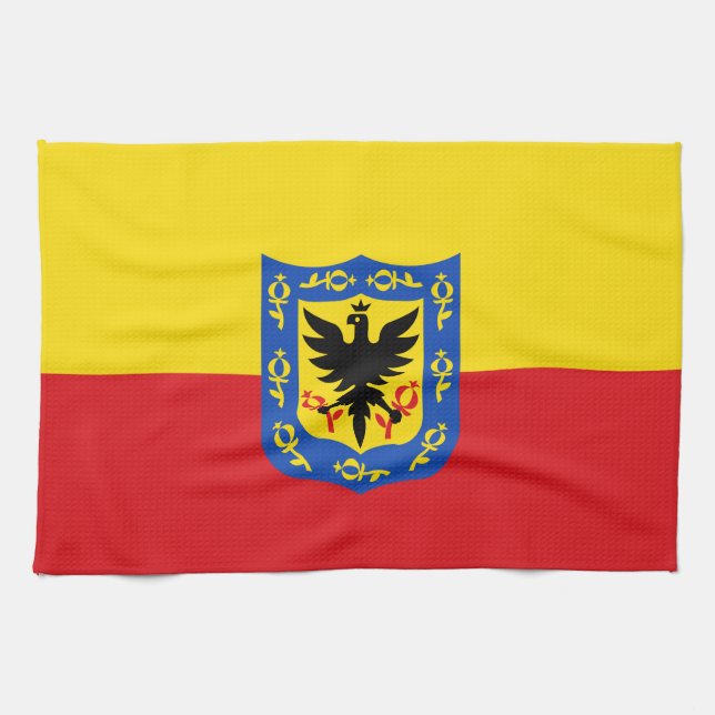 Drapeau de Bogota, serviette Colombie (Horizontal)