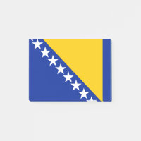 Drapeau de Bosnie-Herzégovine Post-it® Notes