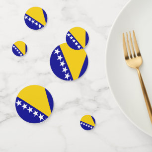 Drapeau de Bosnie-Herzégovine Table Confetti