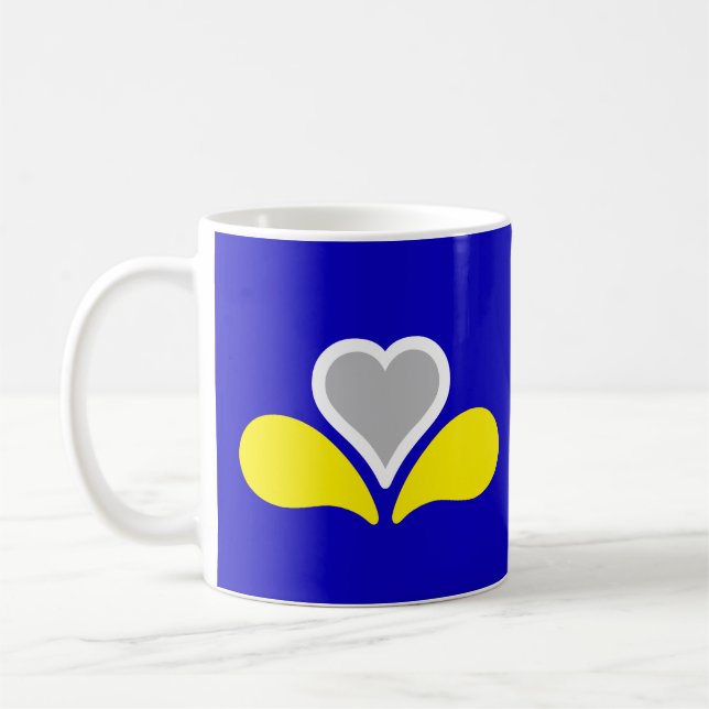 Drapeau de Bruxelles, Belgique Café Mug (Gauche)