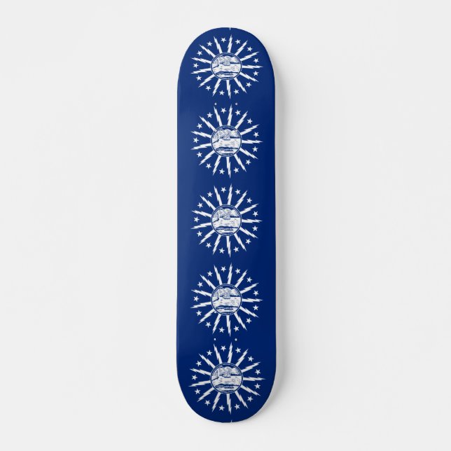Drapeau de Buffalo, New York Skateboard (Devant)