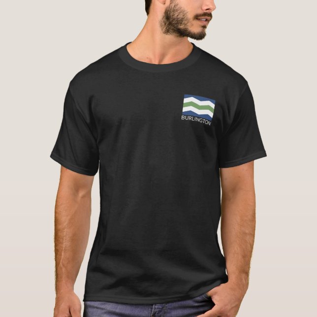Drapeau de Burlington, Vermont T-Shirt (Devant)