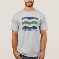 Drapeau de Burlington, Vermont T-Shirt