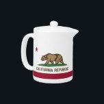 Drapeau de Californie<br><div class="desc">Ajoutez une touche de fierté californienne à votre tea time avec notre théière exclusive avec le drapeau de la Californie ! Réalisée avec une attention minutieuse aux détails, cette théière est plus qu'un simple accessoire de cuisine pratique, c'est une célébration du patrimoine californien et de la fierté culturelle. L'élégant design...</div>