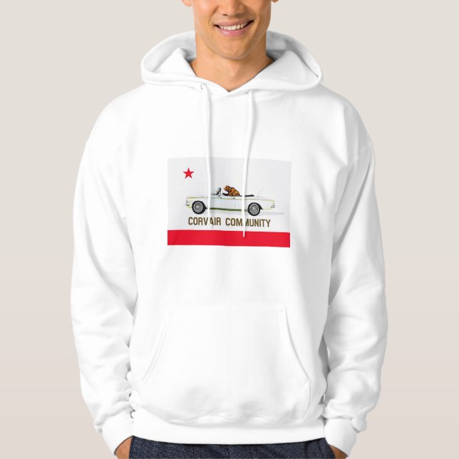 Drapeau de Californie Corvair convertible sweat -  (Devant)
