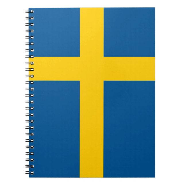 Drapeau de carnet de la Suède (Devant)