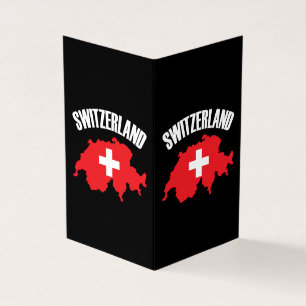 Drapeau de carte Suisse