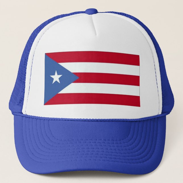 Drapeau de casquette de Porto Rico (Devant)