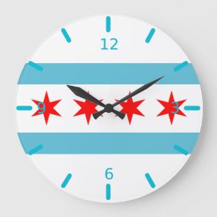 Drapeau de Chicago Grande Horloge