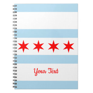 Drapeau de Chicago, Illinois Carnet