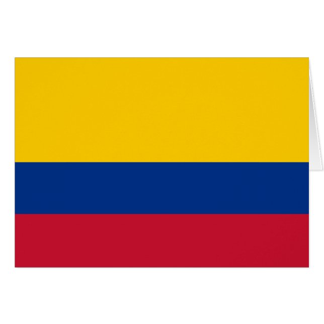 Drapeau de Colombie (Devant horizontal)
