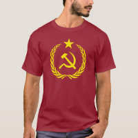 Drapeau de communiste de guerre froide de T-shirt