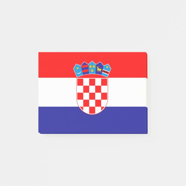 Drapeau de Croatie Post-it® Notes (Devant)