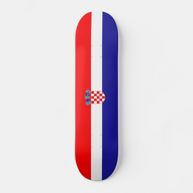 Drapeau de Croatie Skateboard (Recto)