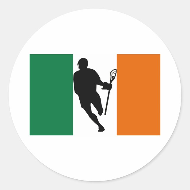 Drapeau de crosse IRock Irlande Sticker (Devant)