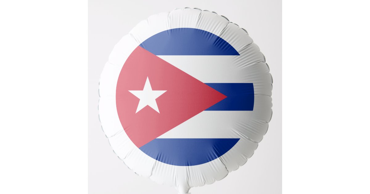 Drapeau de Cuba Balloon Zazzle.fr