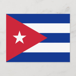 Drapeau de Cuba Carte postale