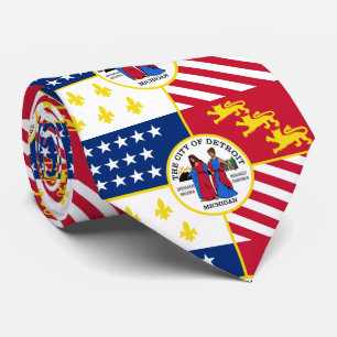 Drapeau de Detroit, Cravate du Michigan