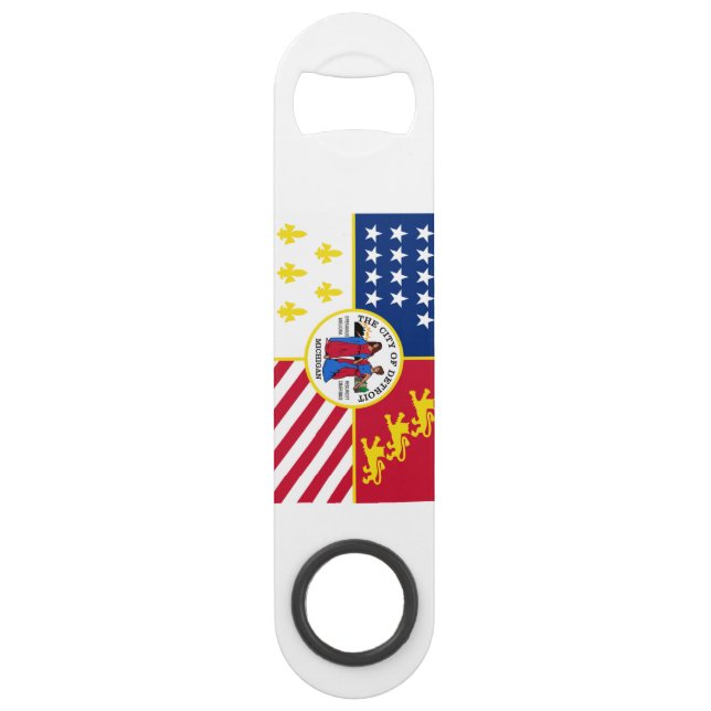 Drapeau de Detroit (Michigan) Ville (Dos)