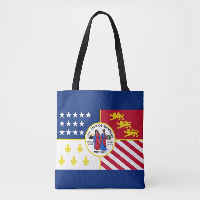 Drapeau de Detroit, Sac fourre-tout du Michigan (Devant)