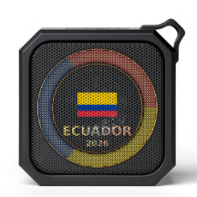 Drapeau de fan de football d'Équateur Badge circul