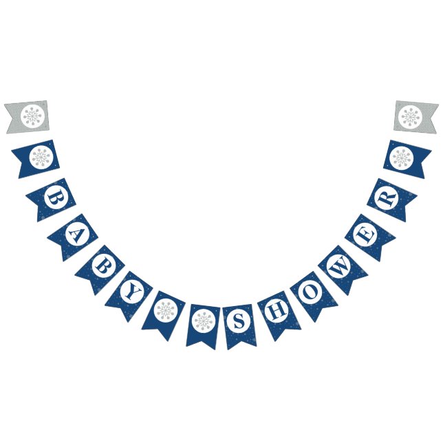Drapeau de fanion de Baby Shower - Bébé garçon (Tout)