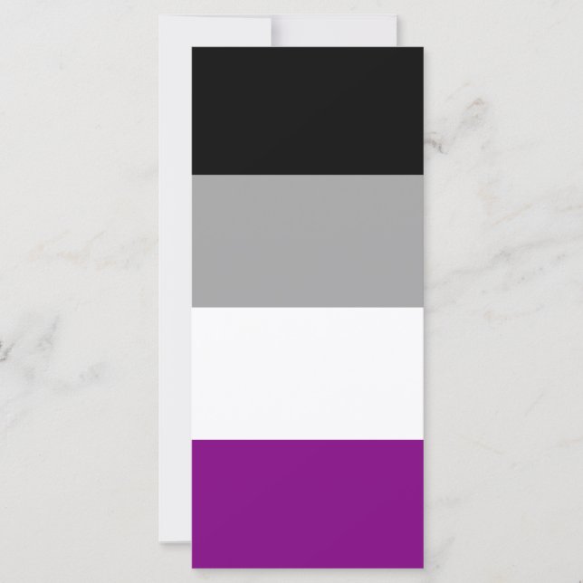 Drapeau de fierté asexué LGBTQ (Devant)