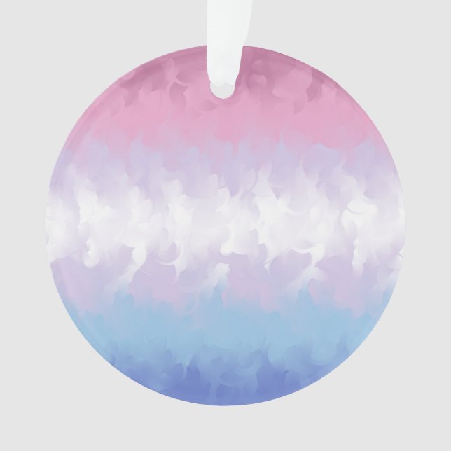 Drapeau de fierté bigenre abstrait fluffy pastel b (devant)