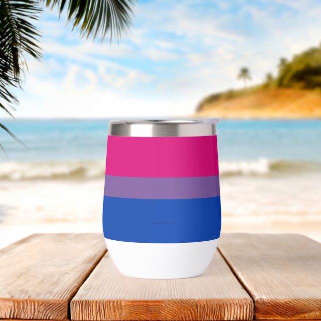 Drapeau de fierté bisexuelle de SlipperyJoe's coul (Yoga)