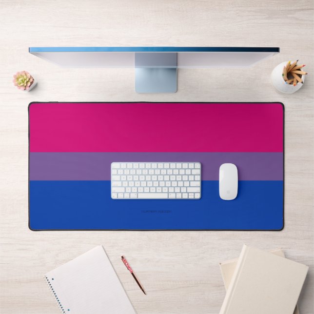 Drapeau de fierté bisexuelle de SlipperyJoe's coul (Bureau 1)