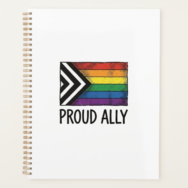 Drapeau de fierté d'allié fier vecteur t-shirt des (Devant)