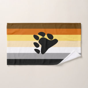 Drapeau de fierté de l'ours avec patte