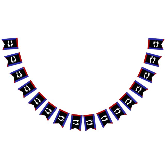 Drapeau de fierté de pied (empreinte de pied) (Tout)