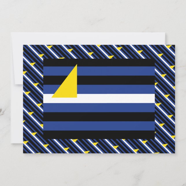 Drapeau de fierté des sports aquatiques (Devant)
