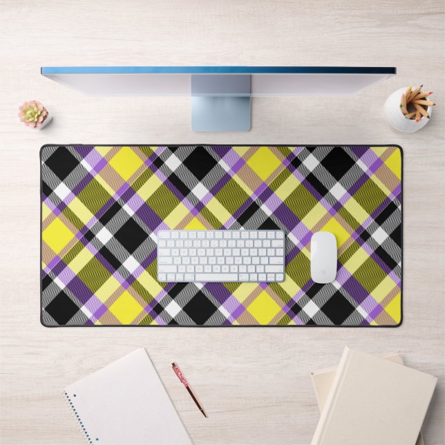 Drapeau de fierté éclectique boho non binaire à ca (Bureau 1)