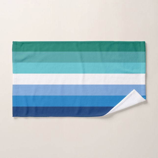 Drapeau de fierté gay masculin (Serviette à main)