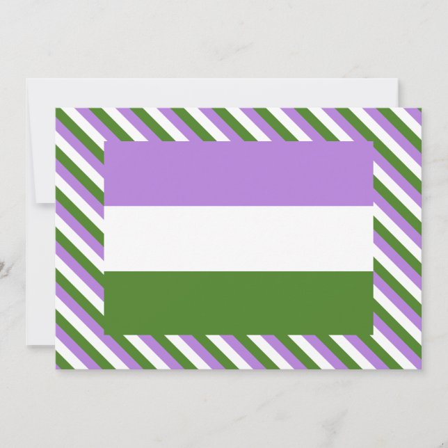 Drapeau de fierté genderqueer (Devant)