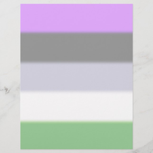 Drapeau de fierté Genderqueer tombé (Devant)