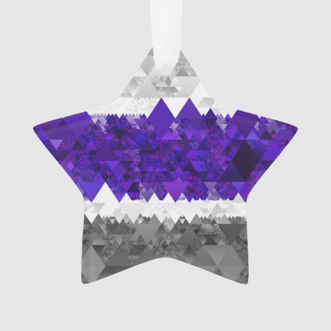 Drapeau de fierté Greygender Boho Géométrique Mod  (devant)