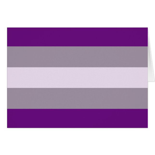 Drapeau de fierté grise sexuelle (Devant horizontal)