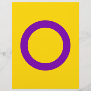 Drapeau de fierté intersexuelle LGBTQ