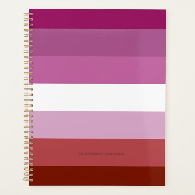 Drapeau de fierté lesbienne de SlipperyJoe féminin (Devant)