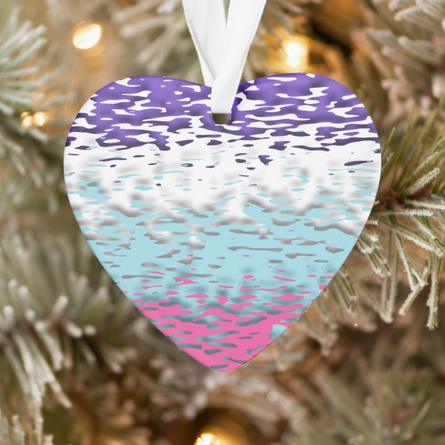 Drapeau de fierté multisexuel funky trippy ondulé  (Arbre)