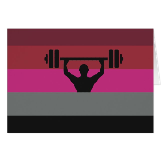 DRAPEAU DE FIERTE MUSCLE (Devant Horizontal)
